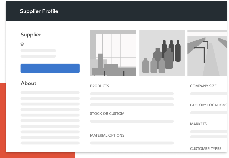 Build your supplier profile